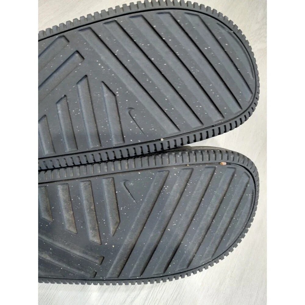 Nike Calm Slide Sandals  Men Sz 13 Black Slip-On Comfort Sandals